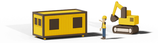 Brakke gravemaskin